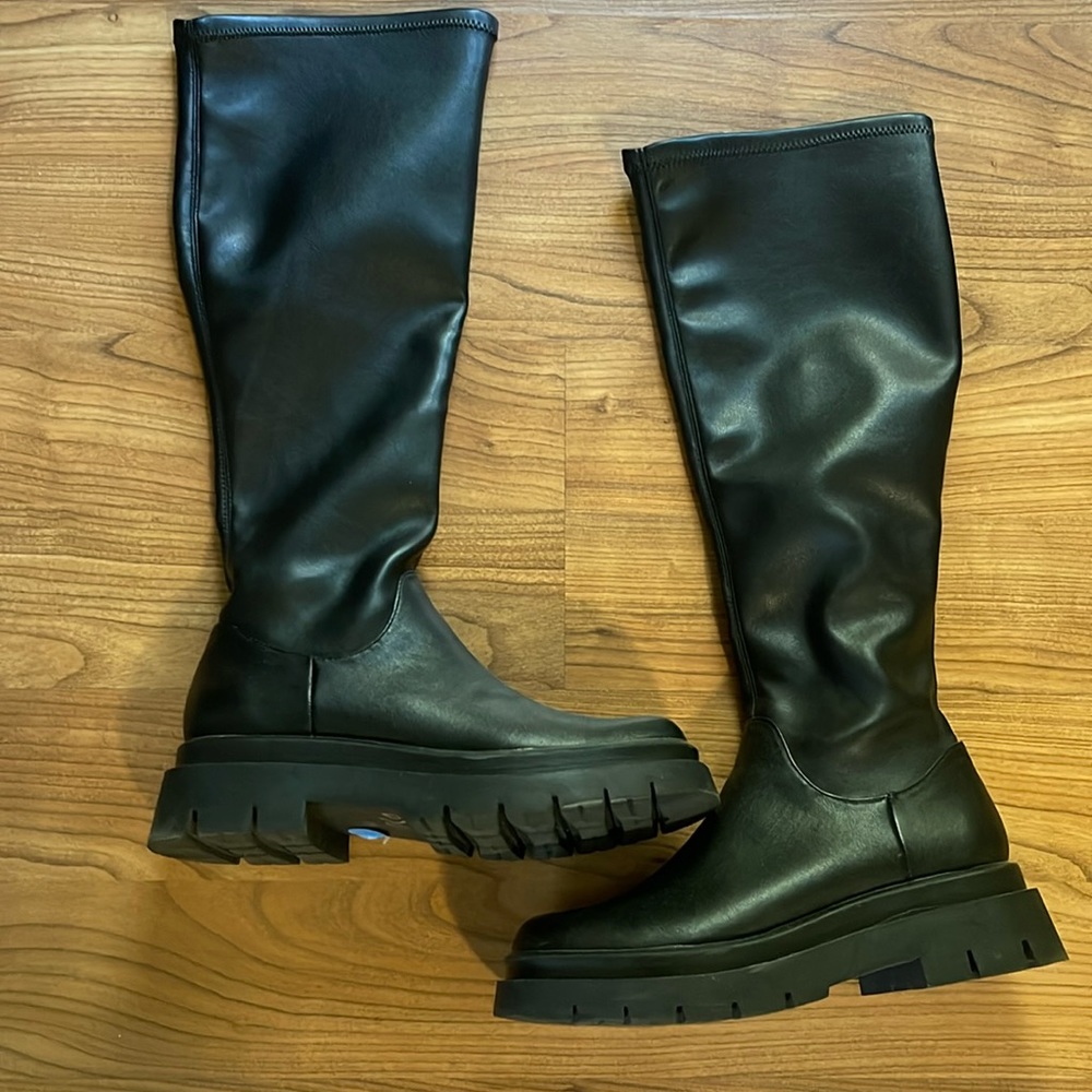 Steve Madden platform knee boots